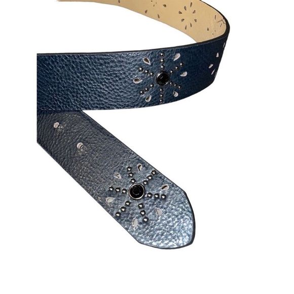 Hollywood Vegan Leather Studded Belt - Bid Now = Discounted Shipping - Picture 8 of 10